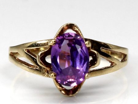 Solitaire Purple Sapphire Ring | 1.00ct | SZ 5 | Online now