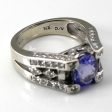 Tanzanite & Diamond Ring | 1.80ct | 0.60ctw | SZ 6 | For Discount