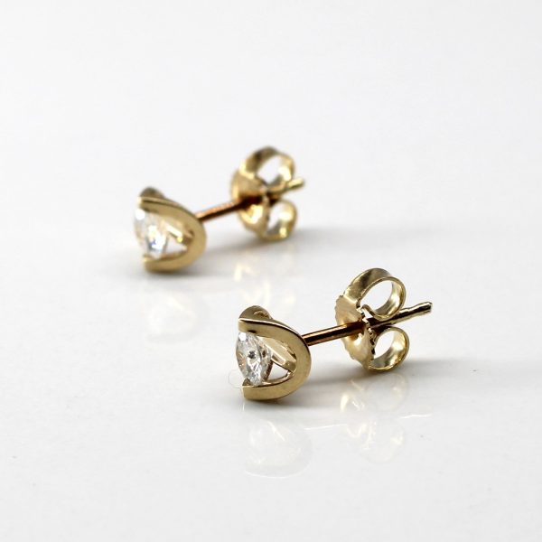 Tension Set Diamond Stud Earrings | 0.30ctw | on Sale