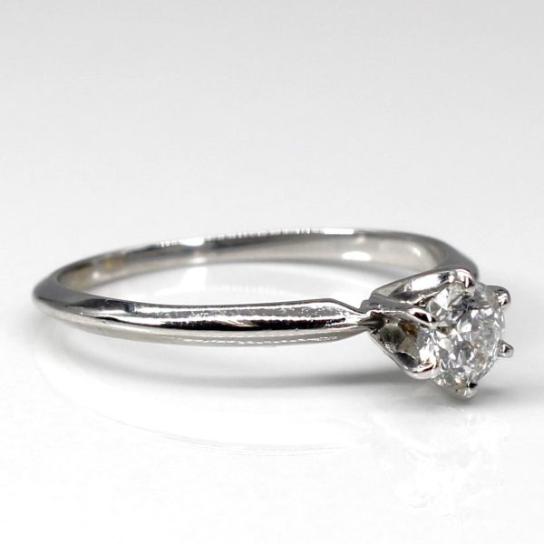 Solitaire Diamond Ring | 0.38ct | SZ 7 | Online Sale