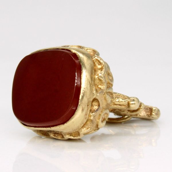 Vintage Agate Stone Set Seal Fob | 2.80ct | Sale