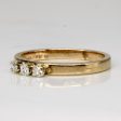 Three Stone Diamond Ring | 0.09ctw | SZ 5.25 | Supply