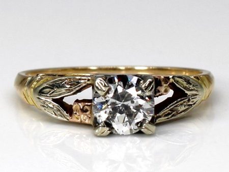 Solitaire Diamond Vintage Ring | 0.67ct I1 I2 J K | SZ 6.5 | For Cheap