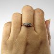 Solitaire Diamond Vintage Gold Ring | 0.02ct | SZ 7.5 | For Sale