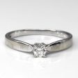 Solitaire Diamond Ring | 0.13ct | SZ 6.5 | For Discount