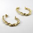 Twisted Yellow Gold Hoop Earrings Online Hot Sale