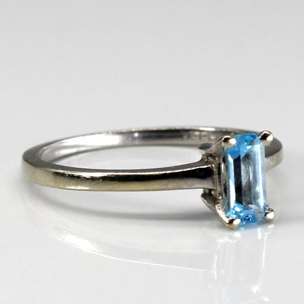 Solitaire Topaz Ring | 0.50ct | SZ 5.75 | Online Sale