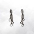 White Gold Diamond Dangle Earrings | 0.01ctw | Discount