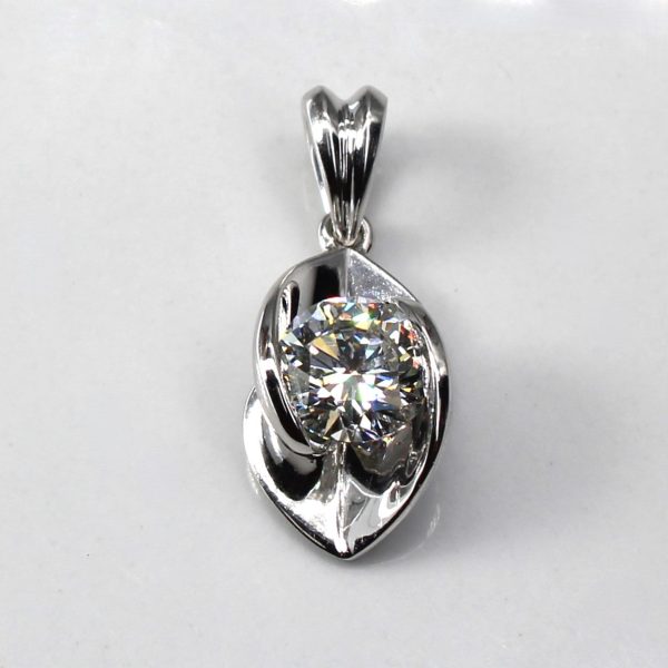 Tension Set Diamond Pendant | 1.01ct VS1 H I | Hot on Sale