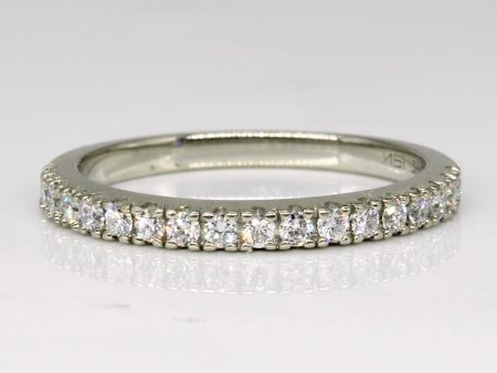 Semi Eternity Diamond Ring | 0.36ctw | SZ 7.75 | Hot on Sale