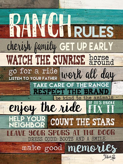 MA2594 - Ranch Rules - 12x16 Supply