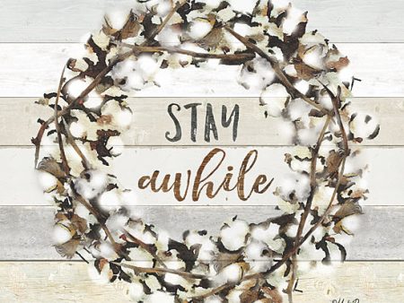 MAZ5002 - Stay Awhile Cotton Wreath - 12x12 Supply