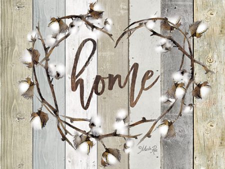 MAZ5025 - Home Cotton Wreath - 12x12 For Discount