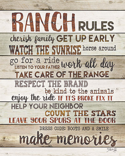 MA2587 - Ranch Rules - 12x16 Online now